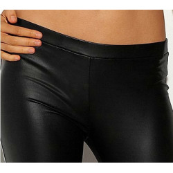 Dámské legíny Guess Florentina vzhled černé kůže