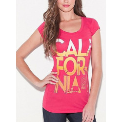 Dámské tričko G by Guess California červené