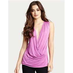 Dámské tričko Guess Cherry - fialová blůzka - halenka