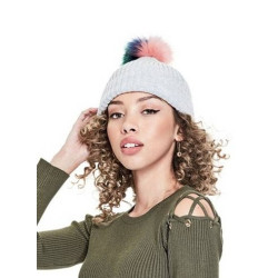 Pletená dámská čepice G by Guess šedá