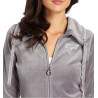 Sportovní bunda - Dámská mikina GUESS Dalila šedá na zip