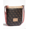 dámská kabelka GUESS Logo Affair Crossbody hnědá
