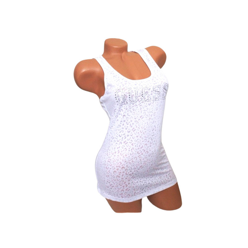 Tilko Guess nátělník Shina burnout bílý