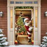 Vánoční banner - dekorace dveří předního vchodu