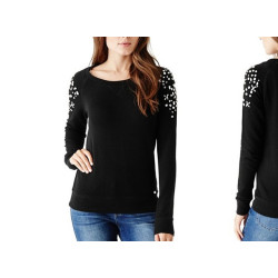 Guess Zinthia blůzka halenka mikina černé barvy