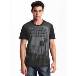 Pánské tričko Guess Prodigy černé triko