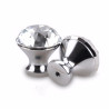 Nábytková knopka / skleněná úchytka na nábytek / zásuvky - tvar diamant průměr 2 cm