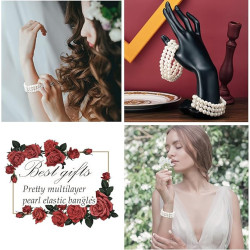 Perlový náramek s kamínky