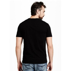 Pánské tričko Guess Bordeaux černé triko