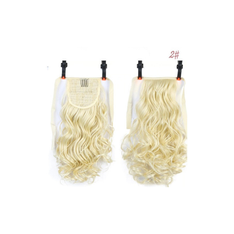 Clip in culík vlnitý odstín světlá blond 613