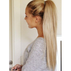 Clip in culík rovný odstín plavá blond 25