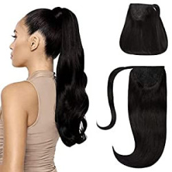 Clip in culík černý 33 cm - dlouhé vlasy za pár minut