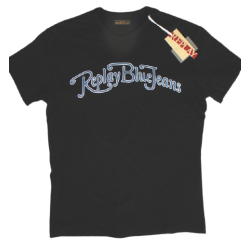 Pánské tričko Replay blue jeans černé triko