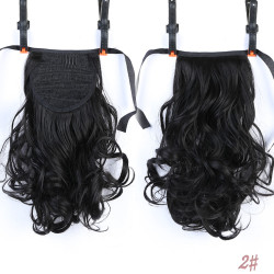 Clip in culík vlnitý černý - dlouhé vlasy za pár minut