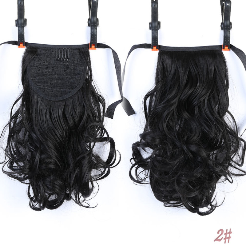 Clip in culík vlnitý černý - dlouhé vlasy za pár minut