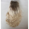 Paruka s ofinou platinová blond ombre - přirozeně vlnité