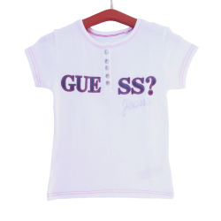 Dívčí - dětské tričko Guess Adelaiade bílé
