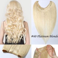 Příčesek - vlnité vlasy - neviditelné prodloužení odstín 613