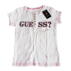 Dívčí - dětské tričko Guess Adelaiade bílé