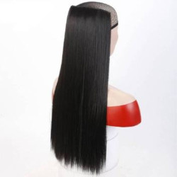 Clip in vlasy - 60 cm dlouhý pás vlasů odstín 8 světle hnědá rovné