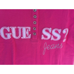 Dívčí - dětské tričko Guess Adelaiade růžové