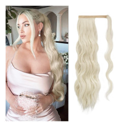 culík cop na prodloužení dlouhé vlasy za 5 minut platinová blond