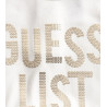 Dívčí tričko Guess Logo smetanově bílé