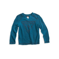 Chlapecké dětské tričko Guess tyrkysově zelenomodré