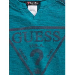 Chlapecké dětské tričko Guess tyrkysově zelenomodré