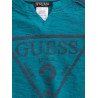 Chlapecké dětské tričko Guess tyrkysově zelenomodré