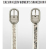 Dámský opasek Calvin Klein oboustranný snake / logo