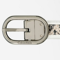 Dámský opasek Calvin Klein oboustranný snake / logo