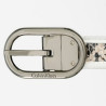 Dámský opasek Calvin Klein oboustranný snake / logo