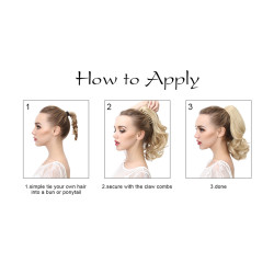 Clip in culík vlnitý beach blond 60 na skřipci