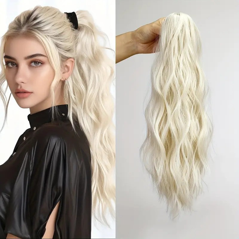 Clip in culík vlnitý beach blond 60 na skřipci