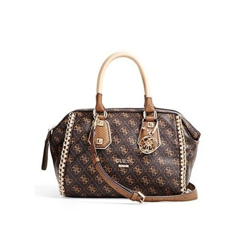 kabelka Confidential Logo Frame hnědá