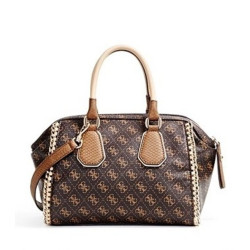 kabelka Confidential Logo Frame hnědá