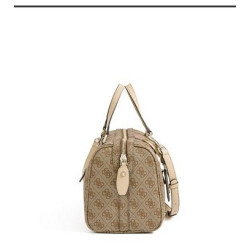 Guess kabelka Logo Sport béžovo hnědá