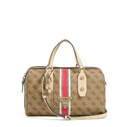 Guess kabelka Logo Sport béžovo hnědá