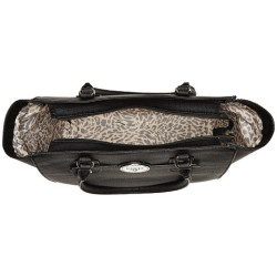 Guess kabelka Delrose Croc-Embossed černá