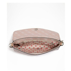 GUESS kabelka Logo Affair Petite Flap růžová
