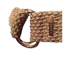 Opasek Ralph Lauren béžovo zlatý