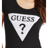 Dámské tričko Guess Tracy Logo - černé triko s flitry