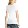 Dámské tričko Guess Lunette bílé triko s kamínky