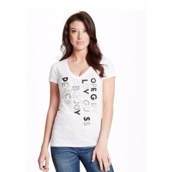 Dámské tričko G by Guess Glenna bílé triko