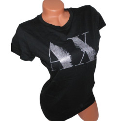 Dámské tričko Armani Exchange  - černé triko