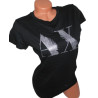 Dámské černé tričko Armani Exchange | Prémiová bavlna | E-shop