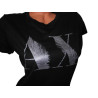 Dámské černé tričko Armani Exchange | Prémiová bavlna | E-shop
