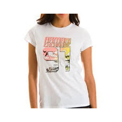 Dámské tričko Armani Exchange bílé triko