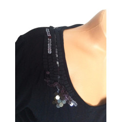 Dámské tričko Armani Exchange  černá halenka